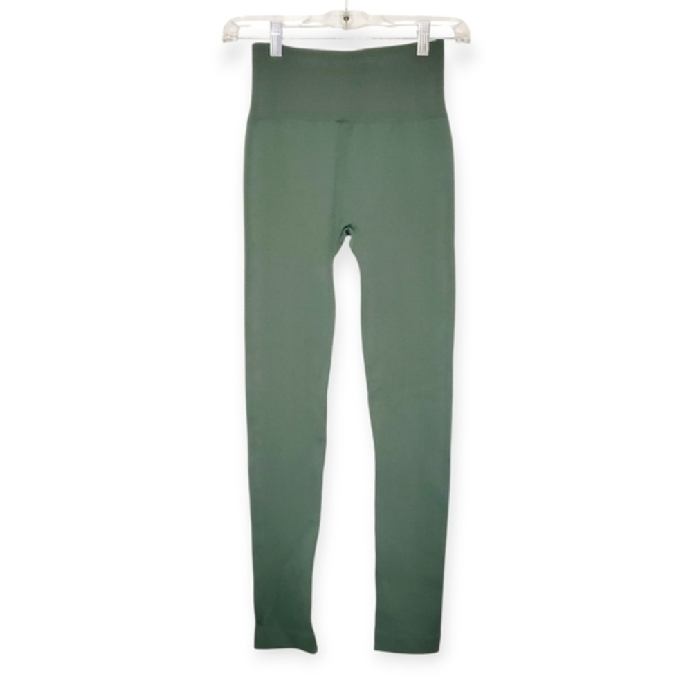 NWT Streetwear Society Green Ribbed Leggings